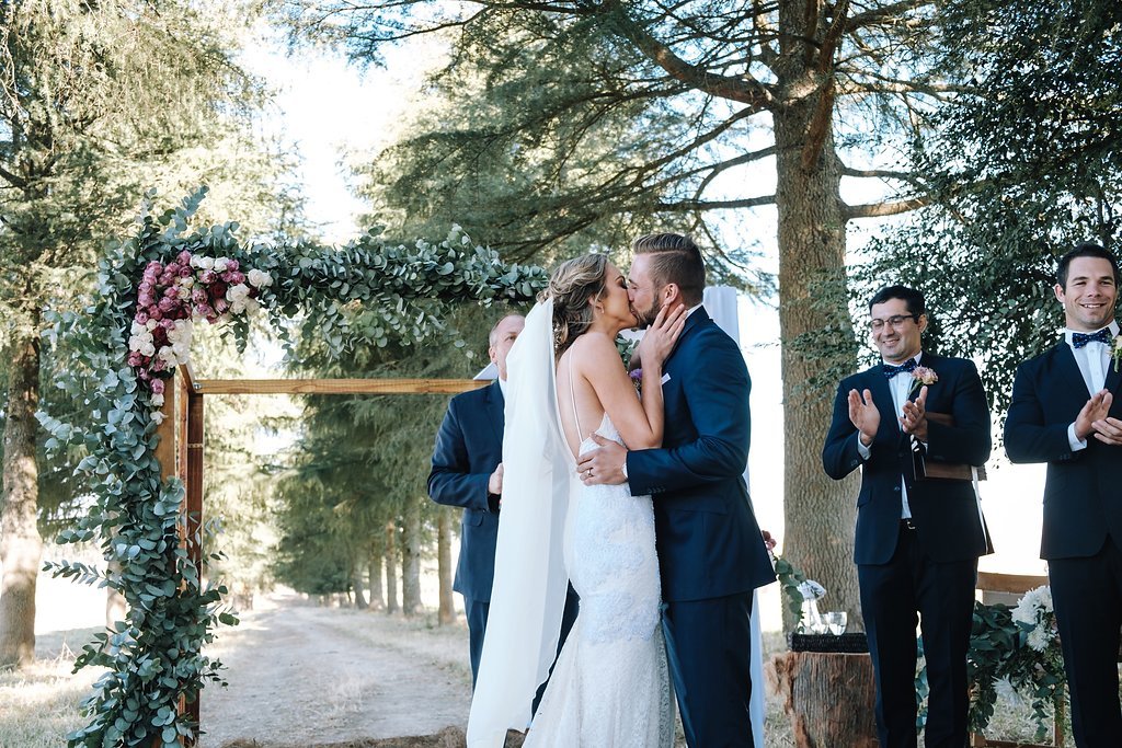 Floral Ceremony Arch | Image: The Shank Tank