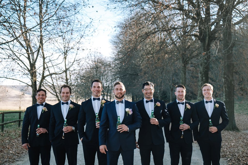 Shannon Rick Wedding Groomsmen | Image: The Shank Tank