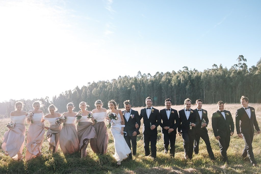 Winter Wedding Bridal Party | Image: The Shank Tank