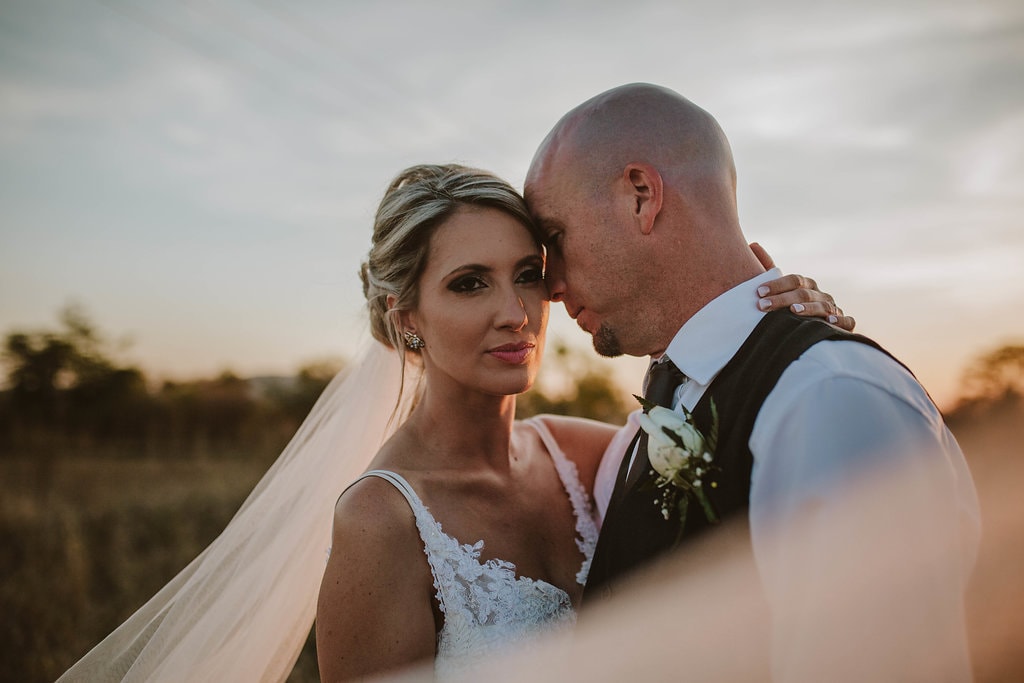 Bride & Groom Golden Hour | Image: Jessica J Photography