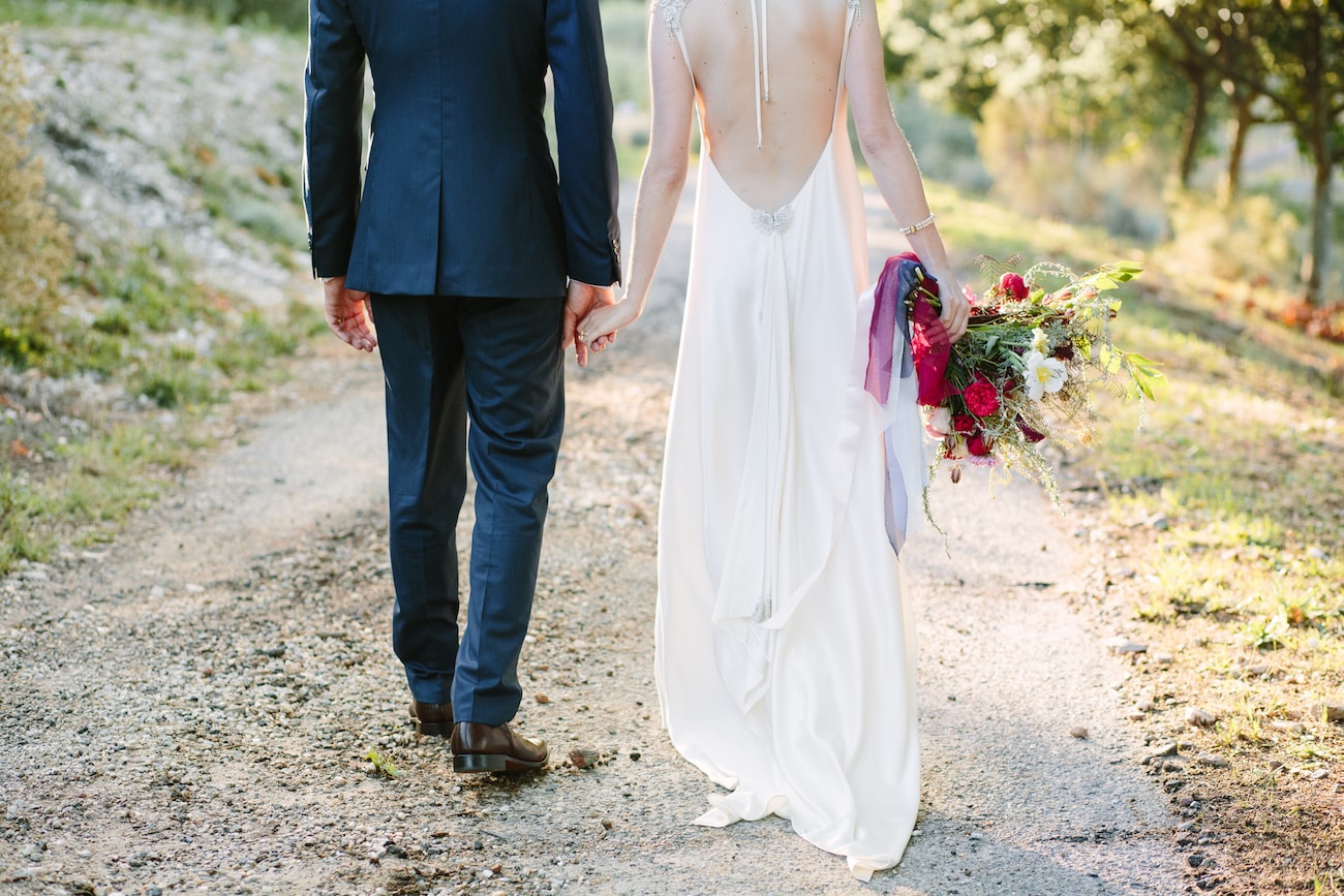 Bride & Groom at Whimsical Rustic Wedding | Image: Tasha Seccombe