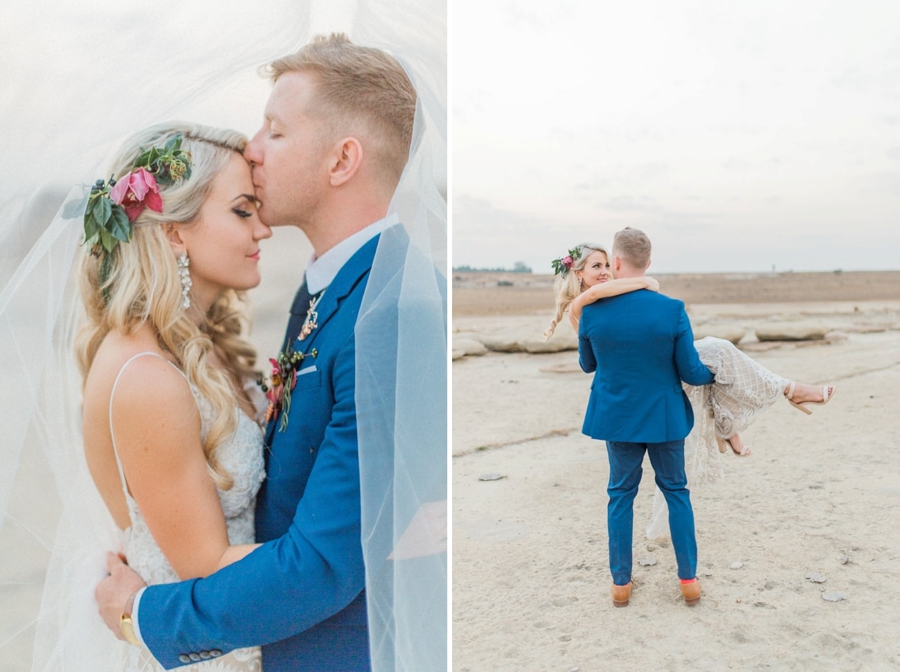 Florence Farm Wedding Bride & Groom | Image: Grace Studios