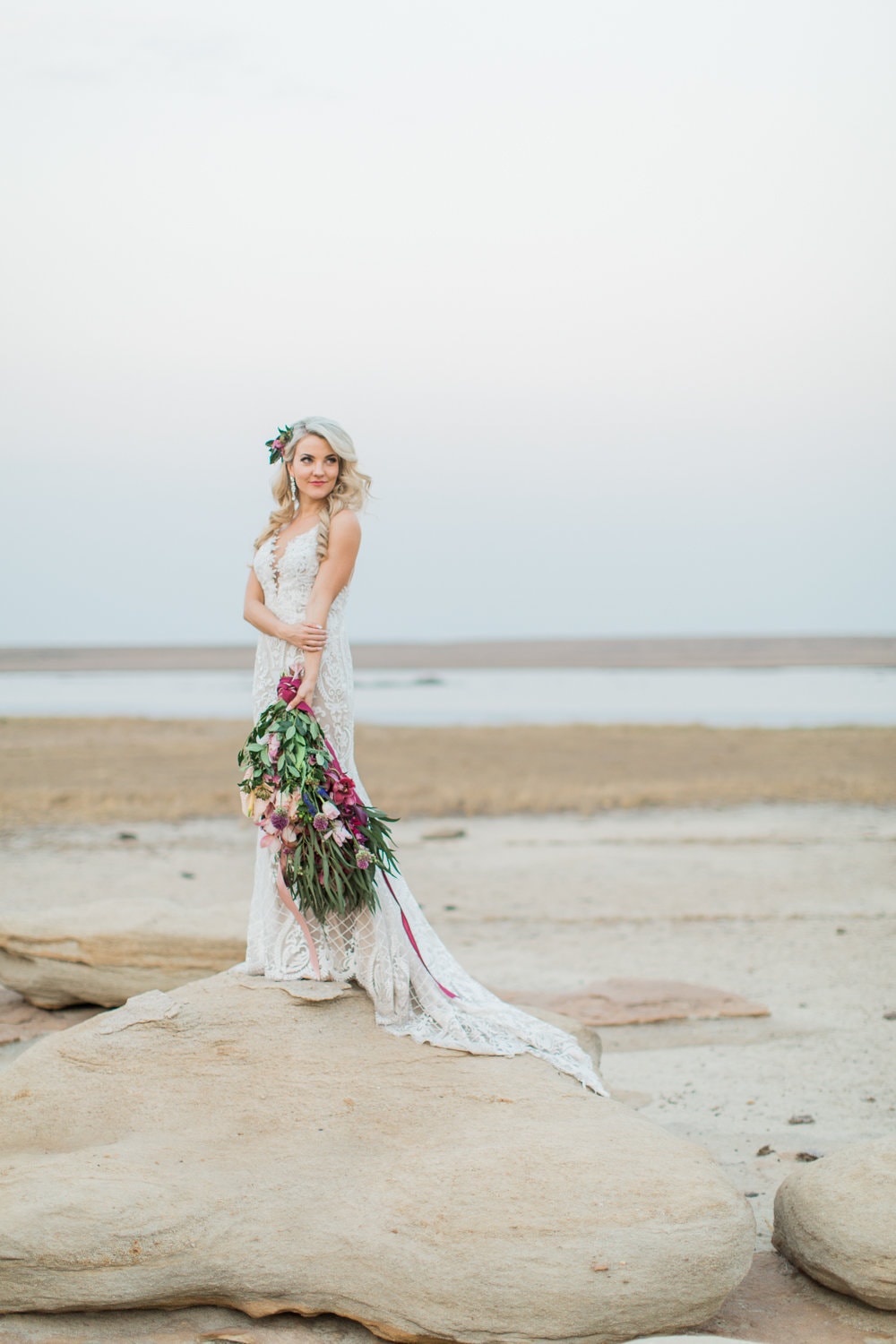 Beautiful Lace Wedding Dress | Image: Grace Studios