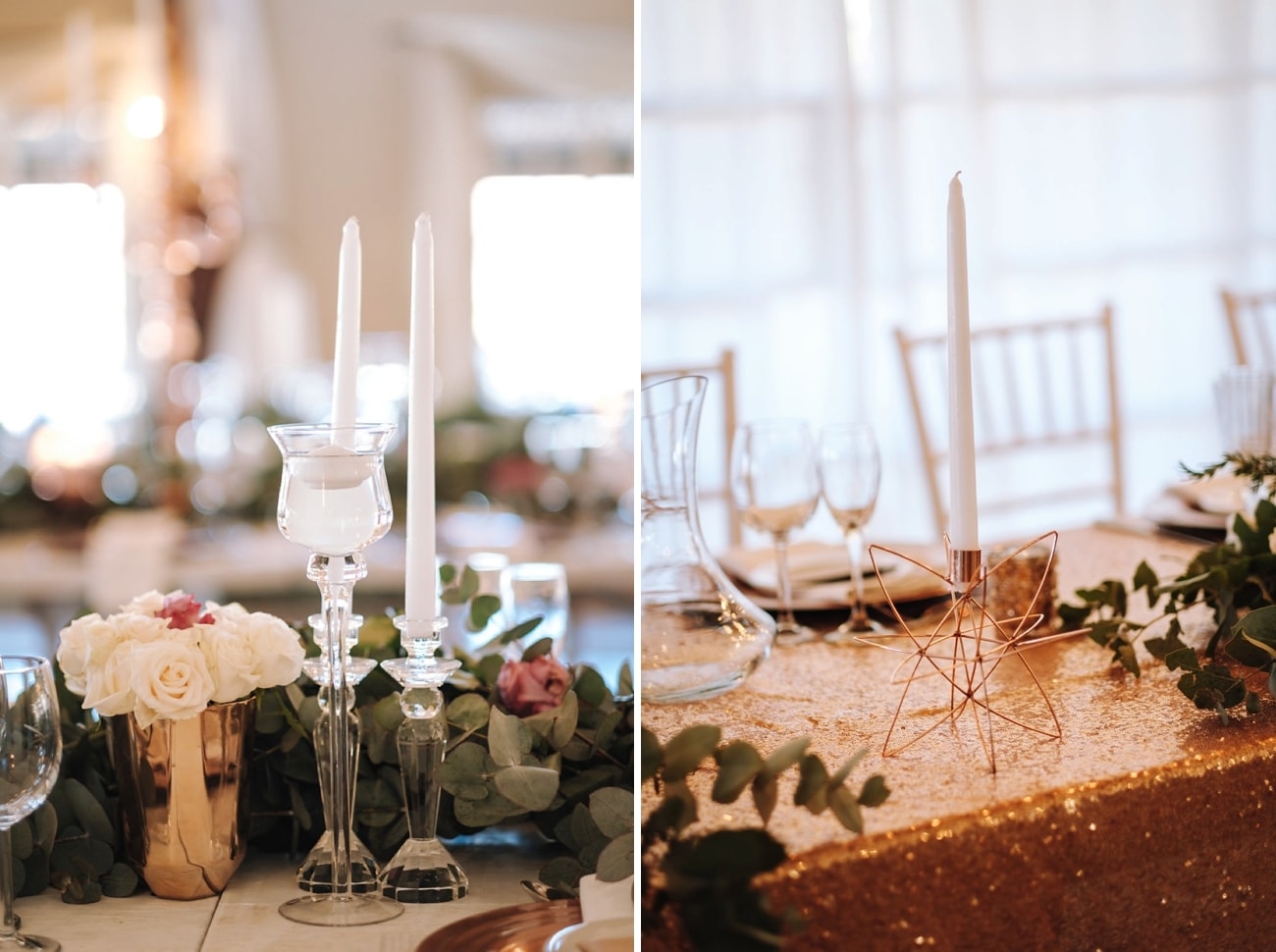 Winter Wedding Reception Decor | Image: The Shank Tank