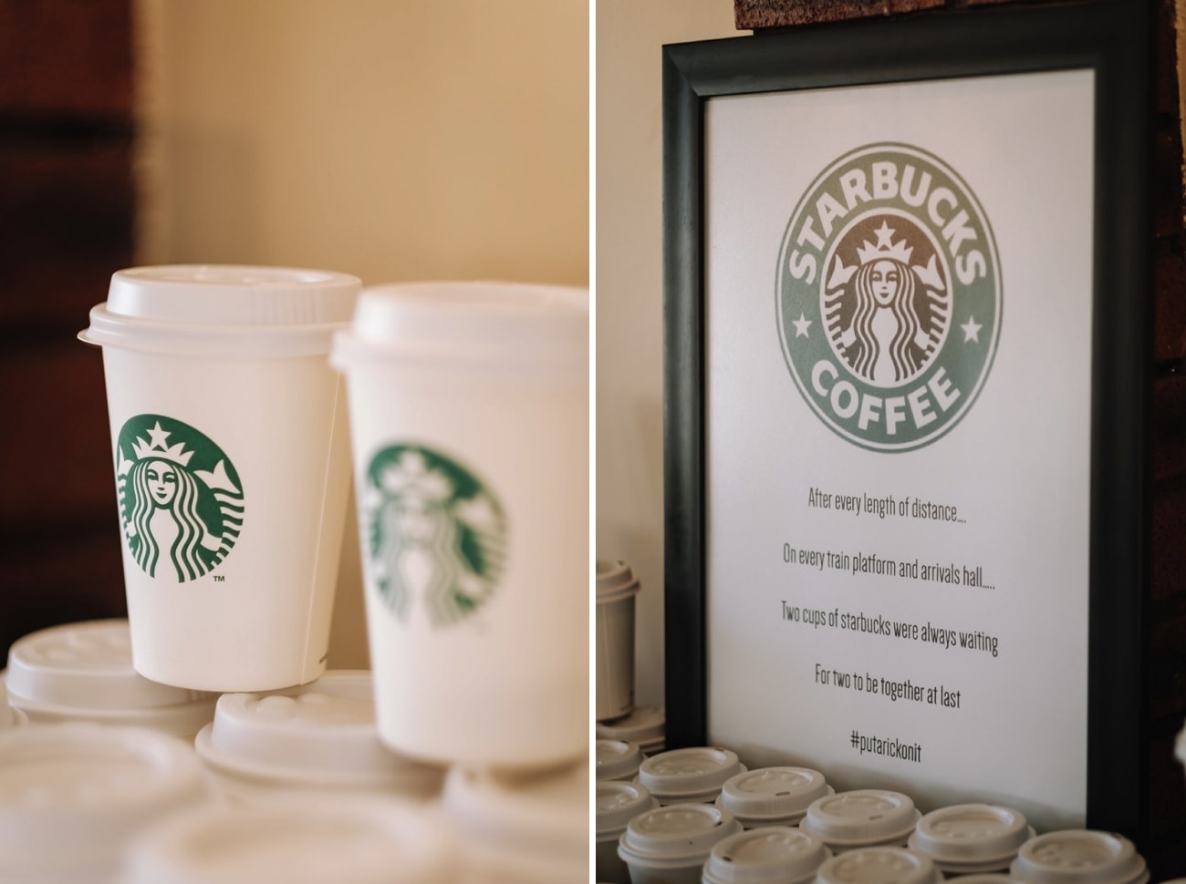 Starbucks Wedding Favors | Image: The Shank Tank