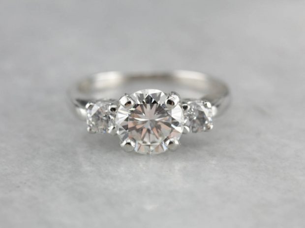 15 Meghan Markle Style Three Stone Engagement Rings | SouthBound Bride