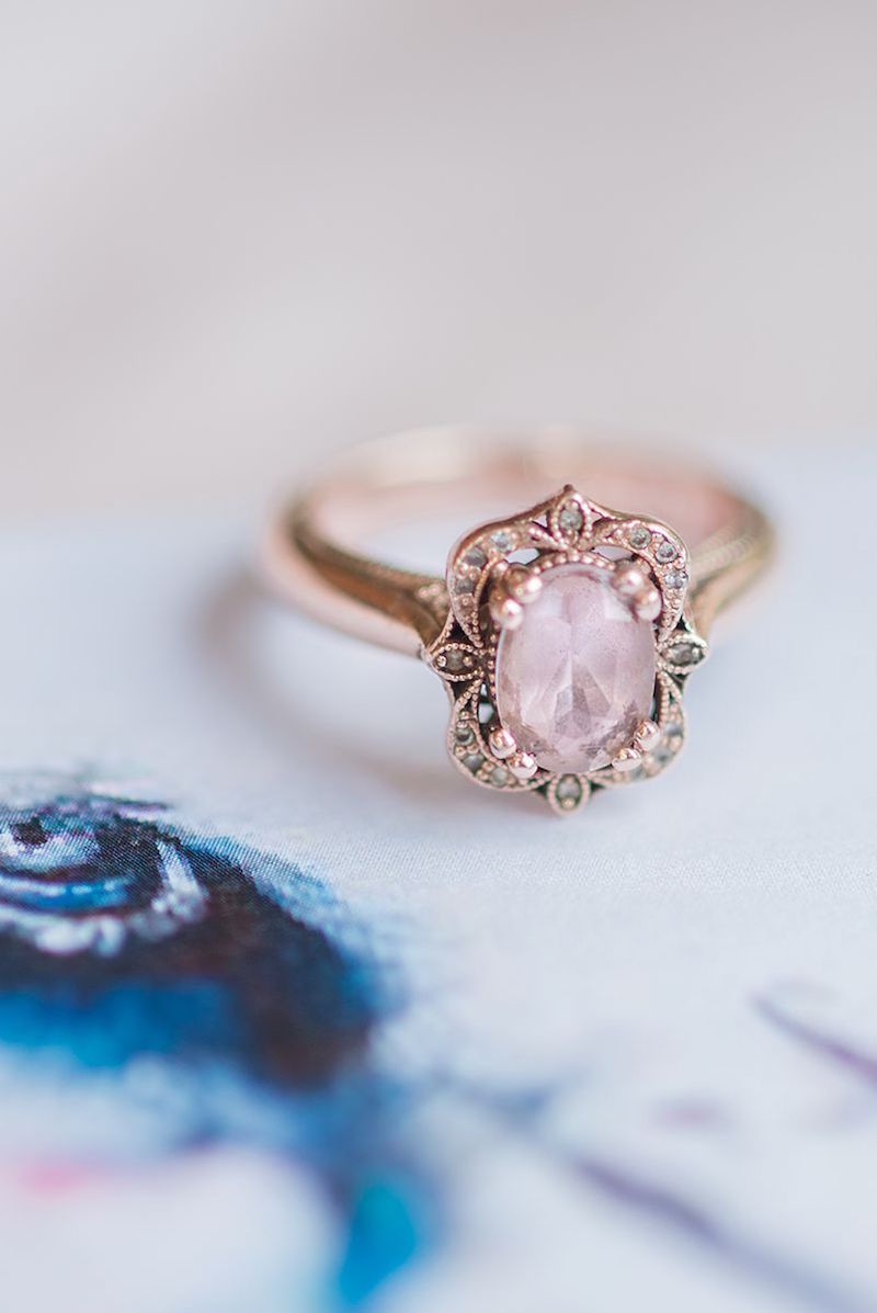 Blush Pink Stone Engagement Ring | Image: Marilize Coetzee