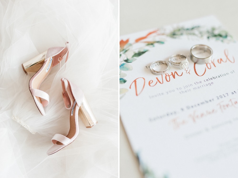 Rose Gold Wedding Invitation | Image: Bright Girl Photography