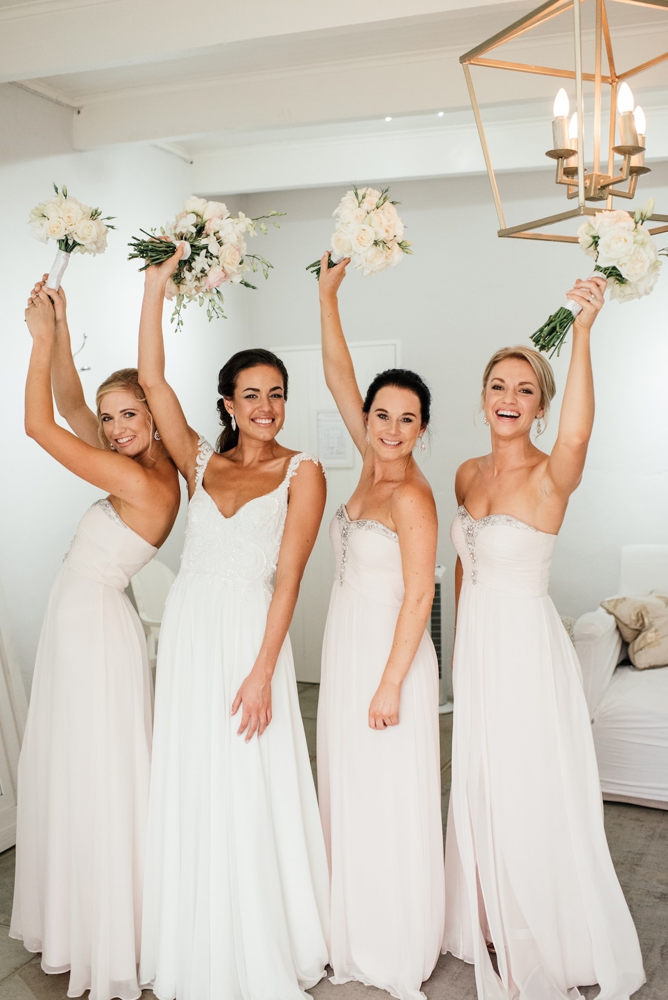 Blush Bridesmaids | Image: Carla Adel