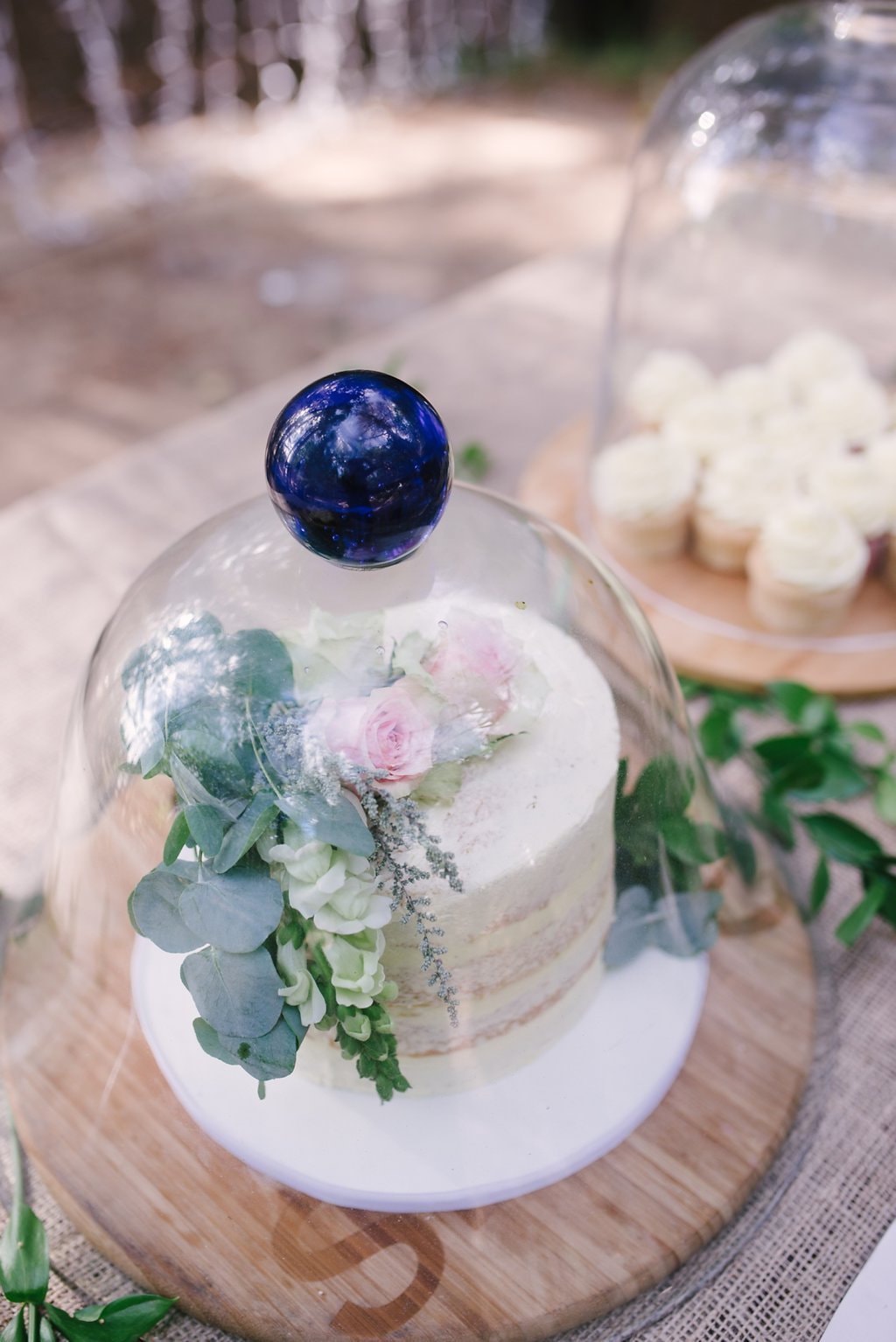 Naked Cake Under Glass Dome | Image: Cheryl McEwan