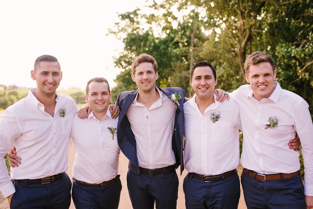 Groomsmen Without Ties | Image: Cheryl McEwan