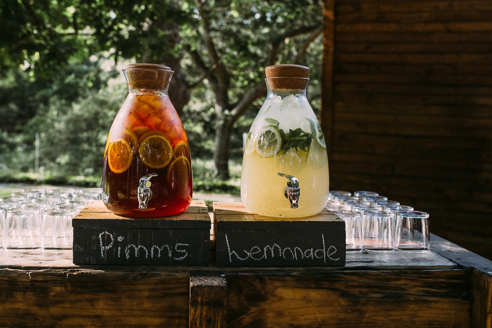 Pimms Lemonade Drinks Station | Image: Hayley Takes Photos