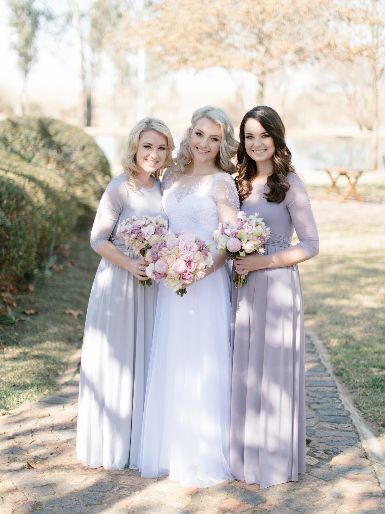 Lilac & Lavender Bridesmaid Dresses | Image: Rensche Mari