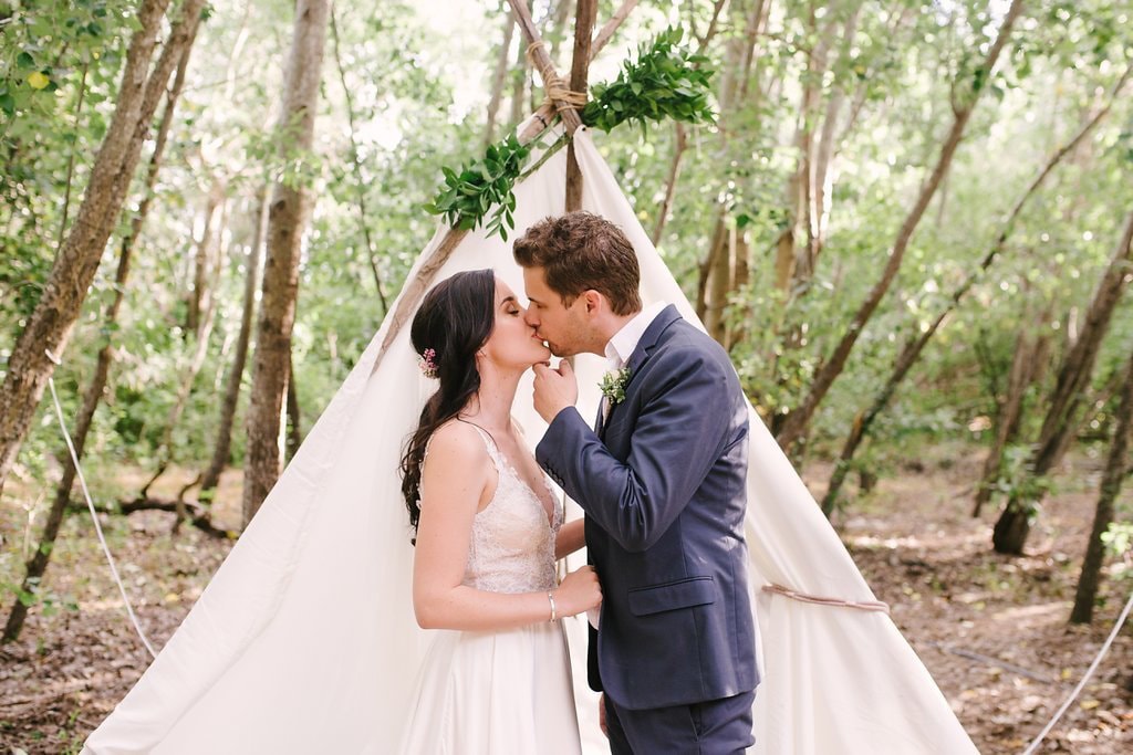 DIY Boho Wedding Tipi | Image: Cheryl McEwan