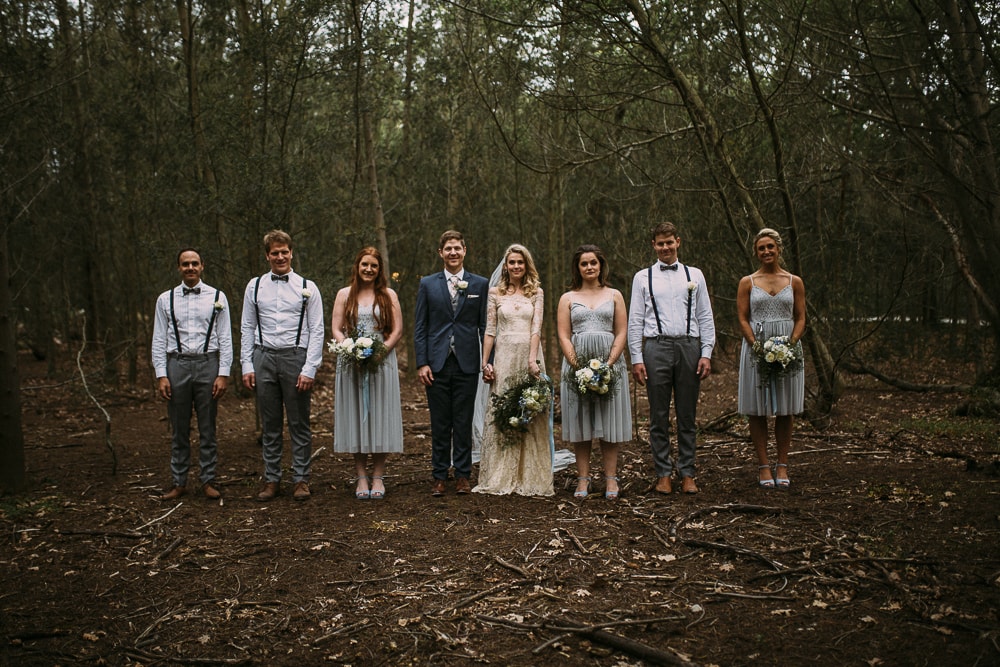 Forest Wedding Party | Image: Hayley Takes Photos