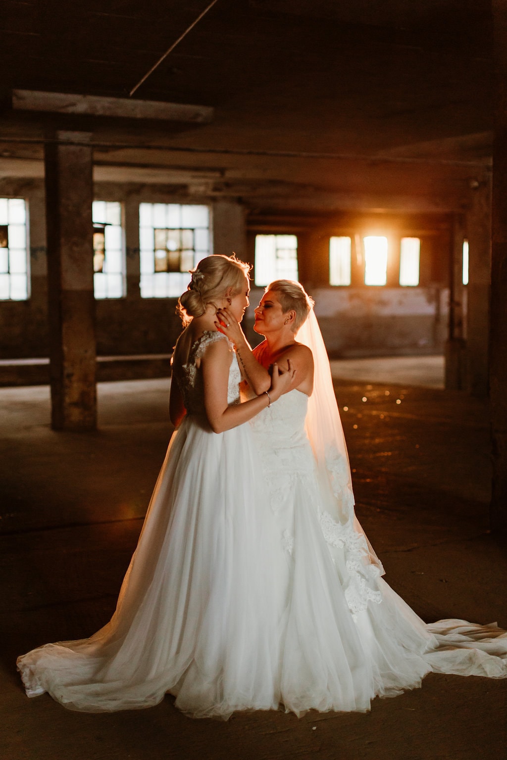 Industrial Wedding Portraits | Image: Jenni Elizabeth