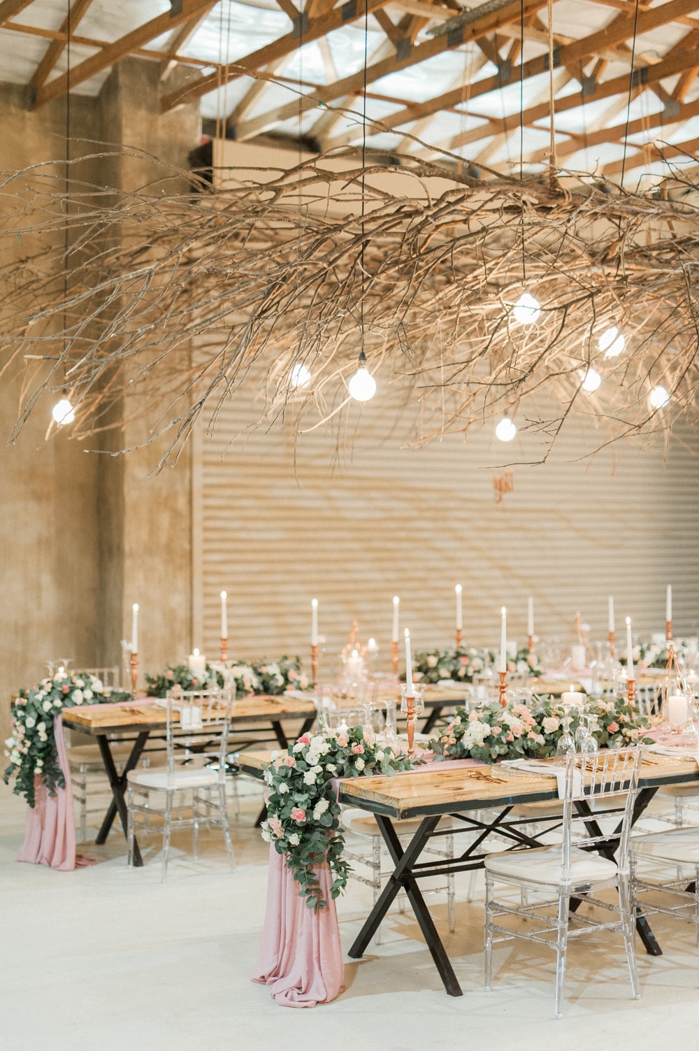 Blush & Rose Gold Wedding at The Venue Fontana by Bright Girl