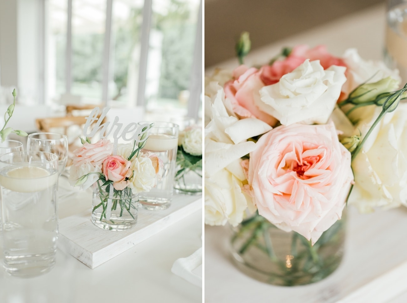 Garden Rose Centerpiece | Image: Carla Adel