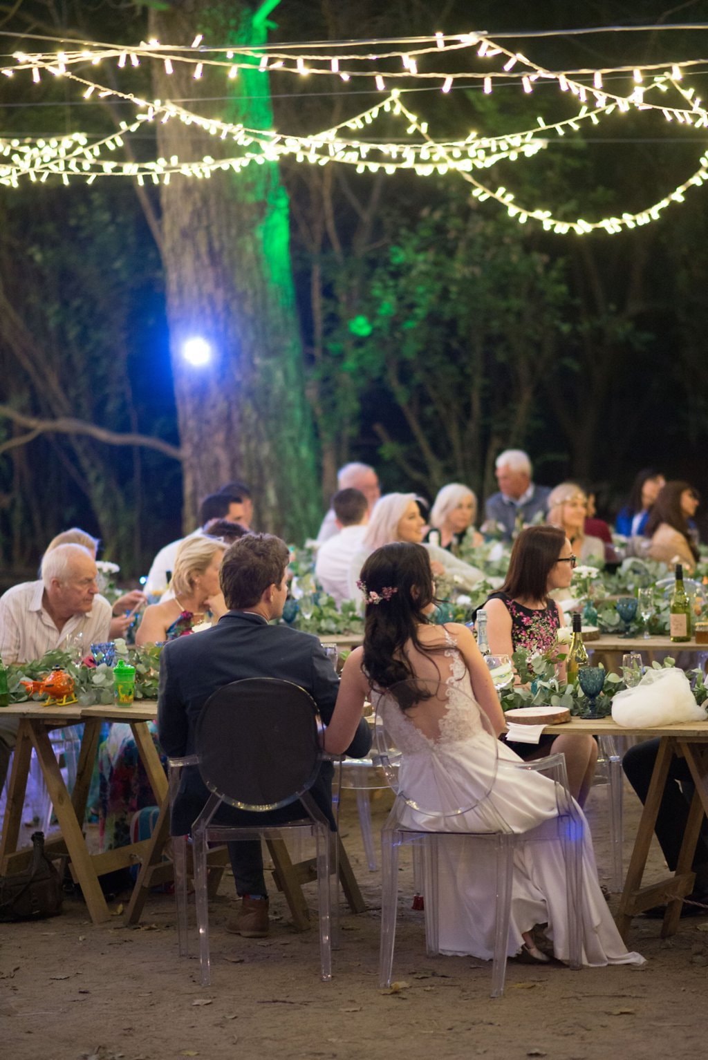 Open Air Forest Wedding Reception | Image: Cheryl McEwan