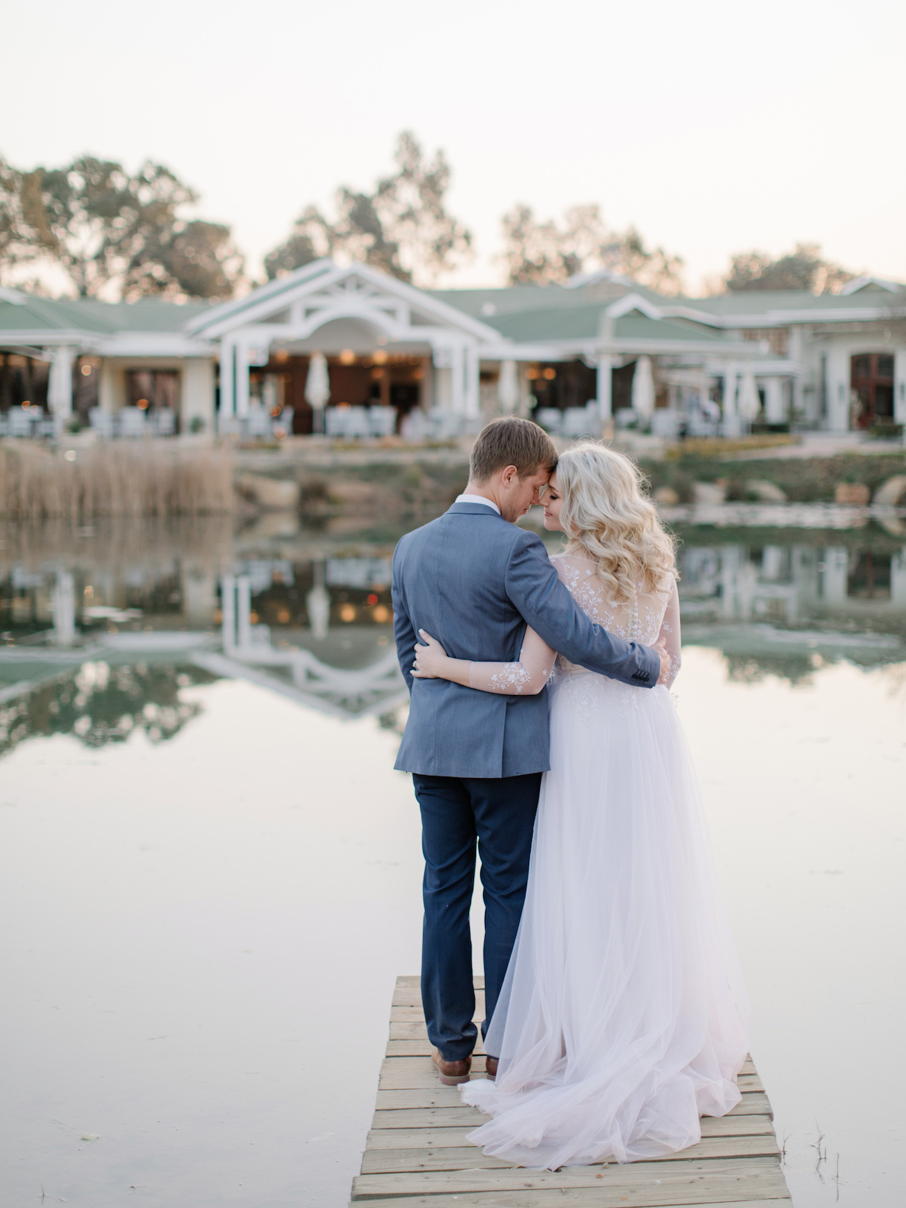 Bride & Groom at Oxbow Country Estate | Image: Rensche Mari