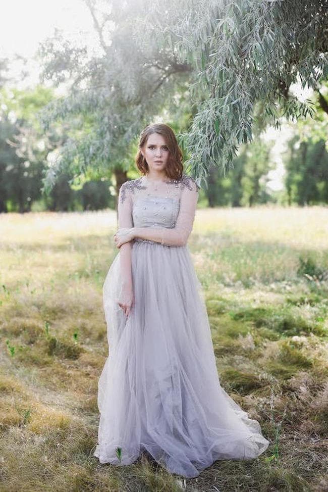 Lilac u0026 Lavender Wedding Dresses | SouthBound Bride