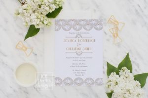 Glam Luxe Wedding Invitation Printable