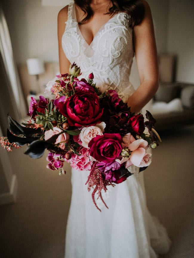 20 Dark & Moody Jewel Tone Bouquets + Invitations | SouthBound Bride