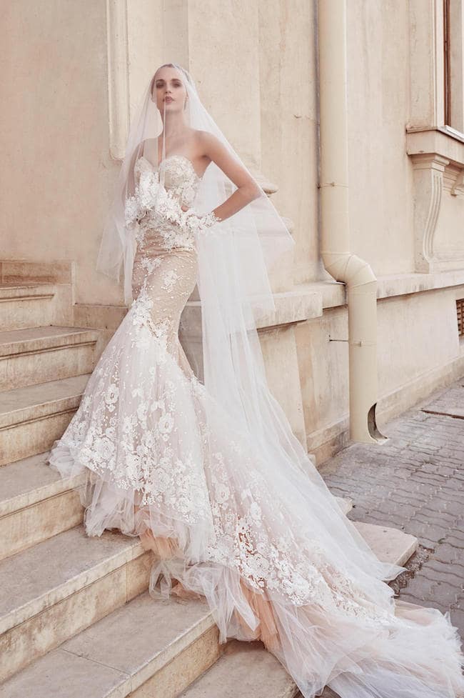 beautiful fishtail wedding dresses