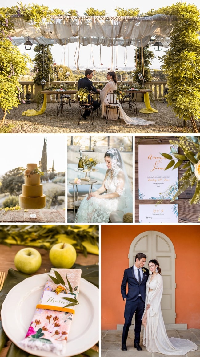 Magical Italian Villa Wedding Inspiration by The Tuscan Wedding & Storyett | SouthBound Bride