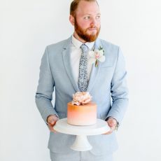 Peach & Osprey Blue Wedding Inspiration