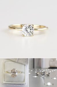 2021 Engagement Ring Trends Solitaire Settings