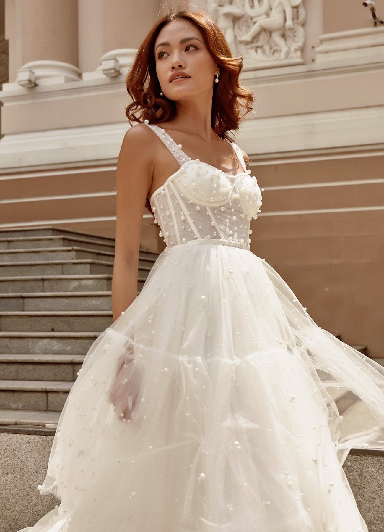 25 Beautiful Pearl Wedding Dresses ...